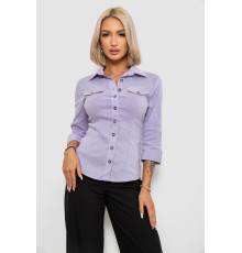 Рубашка классическая в полоску, цвет сиреневый, 230R643 Рубашка классическая в полоску, цвет сиреневый, 230R643