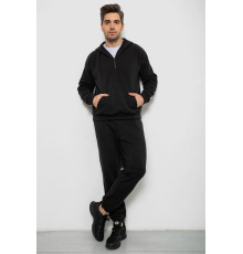 Спортивный костюм мужской на флисе., цвет черный, 238R030