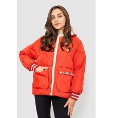 Куртка женская демисезонная с рукавом реглан, цвет темно-коралловый, 244R8023