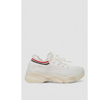 Кроссовки женские текстильные, цвет белый, 244R382K