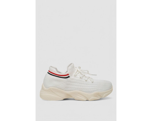 Кросівки жіночі текстильні, колір білий, 244R382K