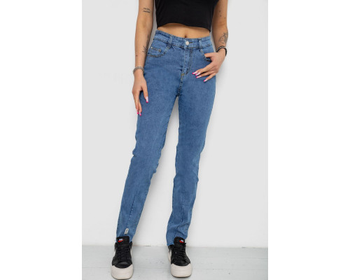 Джинси жіночі, колір блакитний, 238RNK02