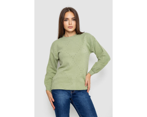 Свитер женский, цвет фисташковый, 244R2026-8