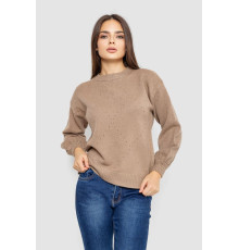 Свитер женский, цвет темно-бежевый, 244R2026-8