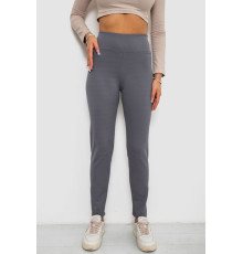 Лосини в рубчик на флісі, колір сірий, 244R1709-1 Лосини в рубчик на флісі, колір сірий, 244R1709-1