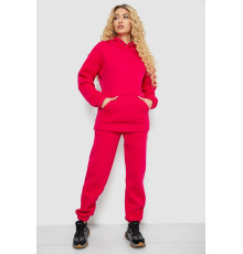 Спортивний костюм жіночий на флісі, колір малиновий, 102R7711