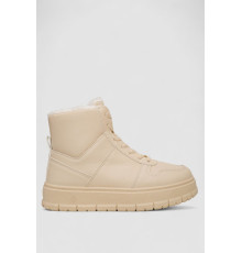 Кросівки жіночі зимові на хутрі, колір бежевий, 248RMB07