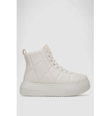 Кеди жіночі на хутрі, колір білий, 248RK09