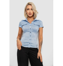 Рубашка классическая в полоску, цвет голубой, 230R667