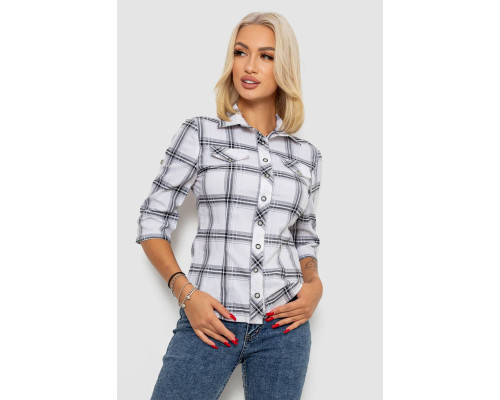 Рубашка женская 230R063-25, цвет Молочный