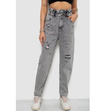 Джинсы женские Mom-fit, цвет серый, 244R1601S20-LZ