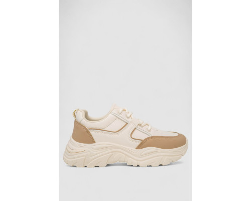 Кроссовки женские, цвет бежевый, 248RA140-65