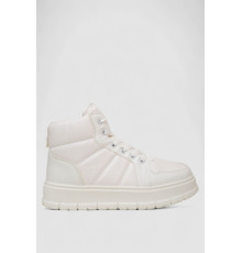 Кроссовки женские зимние на меху, цвет белый, 248RMB02