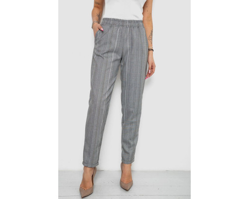 Штаны женские, цвет серый, 238R319