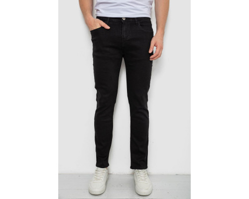 Джинсы мужские, цвет черный, 244R8350