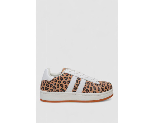 Кросівки жіночі демісезонні, колір бежево-білий, 243R2025-2