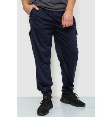 Спортивні чоловічі штани, колір темно-синій, 244R41266