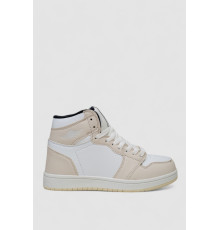 Кросівки жіночі зимові на хутрі, колір біло-бежевий, 248RH1030 Кросівки жіночі зимові на хутрі, колір біло-бежевий, 248RH1030