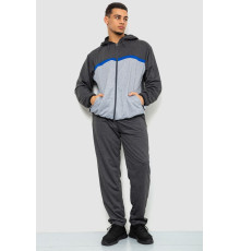 Спорт костюм чоловічий, колір темно-сірий, 244R9133