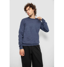 Свитер мужской однотонный, цвет сине-серый, 161R1770-1