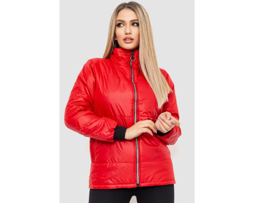 Куртка женская демисезонная, цвет красный, 244R012