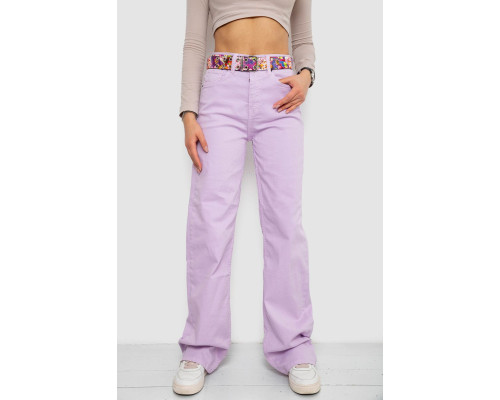 Джинсы женские, цвет сиреневый, 250R00160