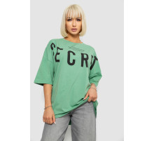 Футболка женская с принтом, цвет оливковый, 244R3008-1