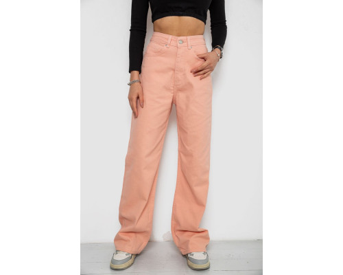 Джинси жіночі, колір персиковий, 250R1852