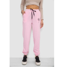 Спортивные штаны женские, цвет розовый, 238R121
