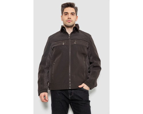 Куртка чоловіча демісезонна, колір темно-коричневий, 244R1128