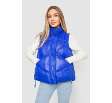 Жилетка жіноча однотонна, колір електрик, 244R915