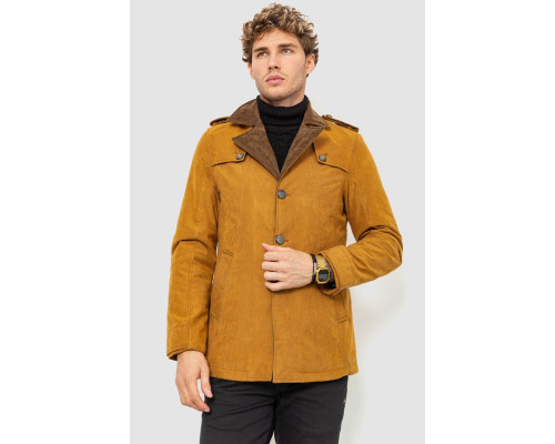 Пиджак мужской, цвет горчичный, 182R15173