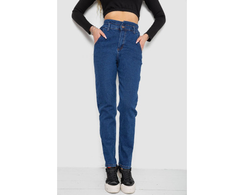 Джинси жіночі MOM, колір синій, 244R3280