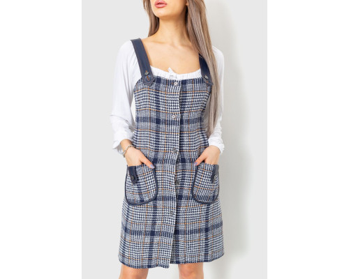 Сарафан жіночий, колір синьо-сірий, 230R107