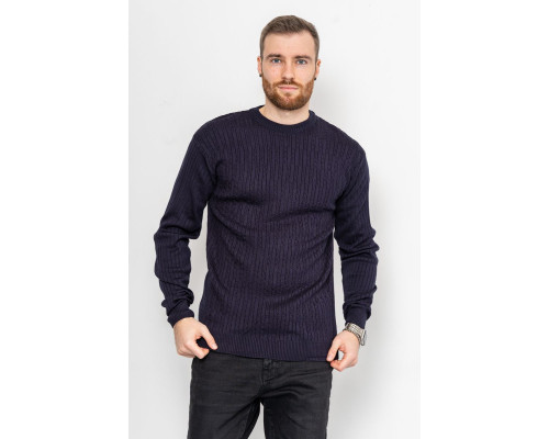 Свитер мужской, цвет темно-синий, 161R880