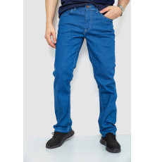 Джинси чоловічі однотонні, колір синій, 244R1941 Джинси чоловічі однотонні, колір синій, 244R1941