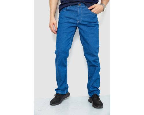 Джинси чоловічі однотонні, колір синій, 244R1941