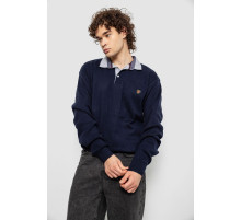 Светр-обманка чоловічий, колір темно-синій, 161R924