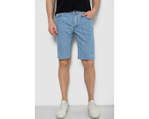 Шорти чоловічі джинсові, колір блакитний, 238R2025