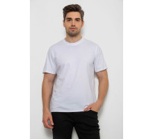 Футболка чоловіча однотонна, колір білий, 238R155
