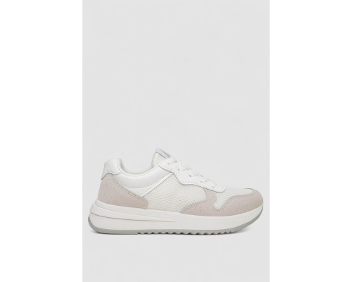 Кроссовки женские, цвет бело-серый, 248RG20