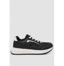 Кроссовки женские, цвет черно-белый, 248RG30