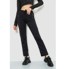 Спортивні штани жіночі, колір чорний, 244R514