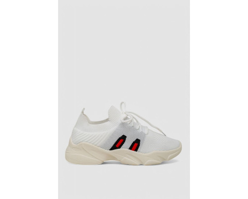 Кросівки жіночі текстильні, колір білий, 244R232K