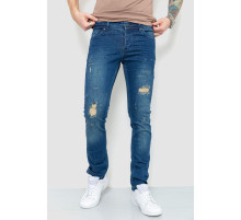 Джинси чоловічі рвані, колір синій, 157R4484