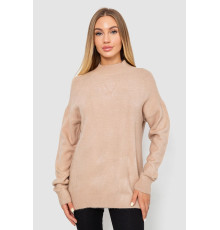 Светр жіночий вовняний, колір бежевий, 244R0390 Светр жіночий вовняний, колір бежевий, 244R0390