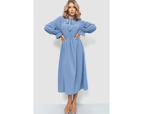 Ошатне плаття, колір джинс, 204R601