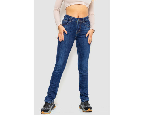 Джинси жіночі стрейч, колір синій, 214R1419