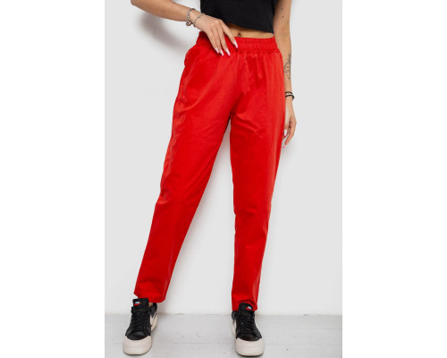 Штани жіночі, колір червоний, 238R316