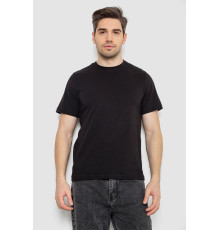 Футболка чоловіча з принтом, колір чорний, 241R1907